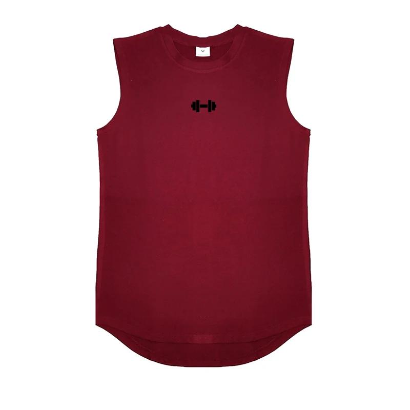 Muscleguys Mens Casual Sleeveless Sport Vests Summer Sports Tank Tops Gym Bodybuilding Muscle Clothing Cotton Breathable Fitness Tank Tops