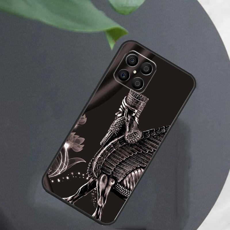 Ламассу Ассирийский Крылатый Лев Для Honor Magic 7 Lite 6 8 Чехол Для Honor 200 400 Pro 90 70 50 X8c X8b X9a X9b X9c X9d Win RT
