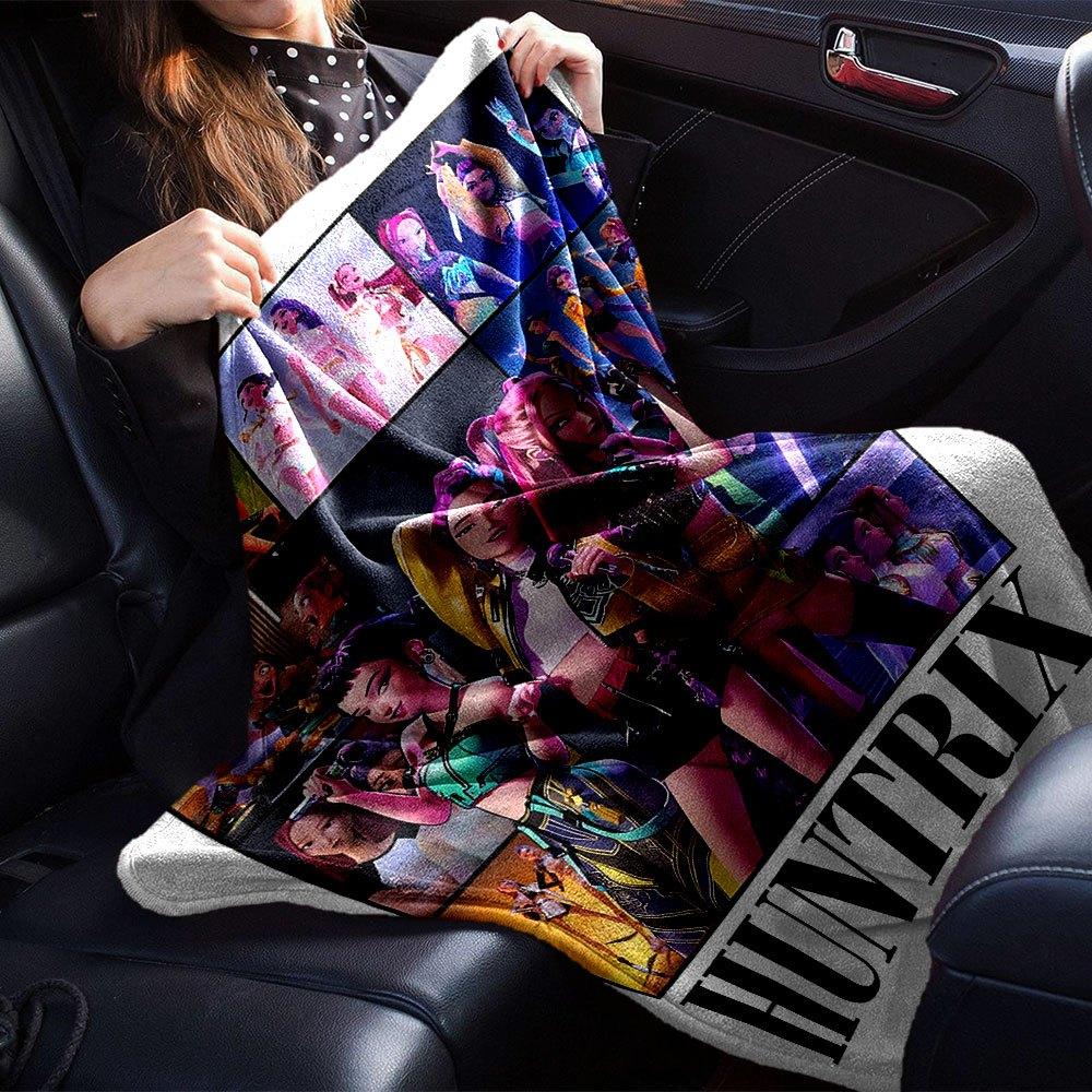 1pc hunter x (5) Blanket Soft Warm Throw for Home, Office, Travel All Season Cozy Bedding Gift, Office Cozy AccessoryB05