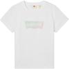 Levis Casual Comfortable Simple Logo Print Round Neck Short Sleeve T-Shirt Women T-Shirts White 002YQ-0000