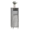 VidaXL Bathroom Cabinet Sonoma Grey 30x30x100 Cm 831554