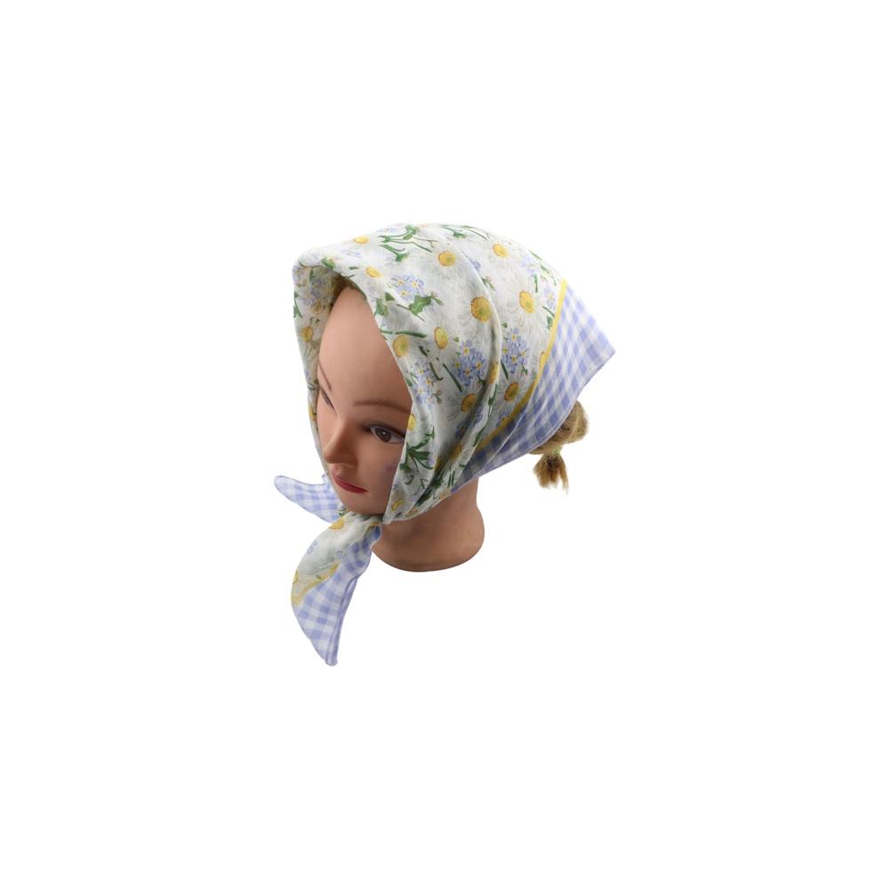 Hair Decorate Sunscreen Neck Tie Flower Silk Scarf Female Printed Scarf Hair Band Square Scarf