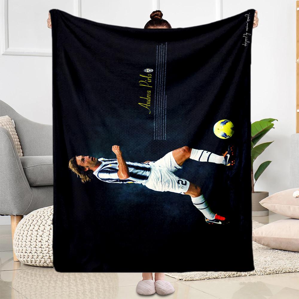 Ac Milan Celebration Moment Blanket Soft & Cozy Suitable for Couch Sofa Picnics Four Seasons Multipurpose Modern Style Birthday Christmas Gift Blanket