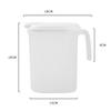 1pcs 1.8Litre Plastic Jug With Handle Lid Beverage Kettle Lid Juice Tea Cold Pitchers Carafe Jug Summer Fridge Cold Water Pot