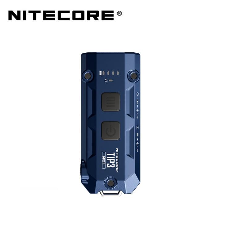 2026 NEW NITECORE TIP3 Keychain Light 720 Lumens Multi-Color Temperature USB-C Rechargeable EDC Flashlight