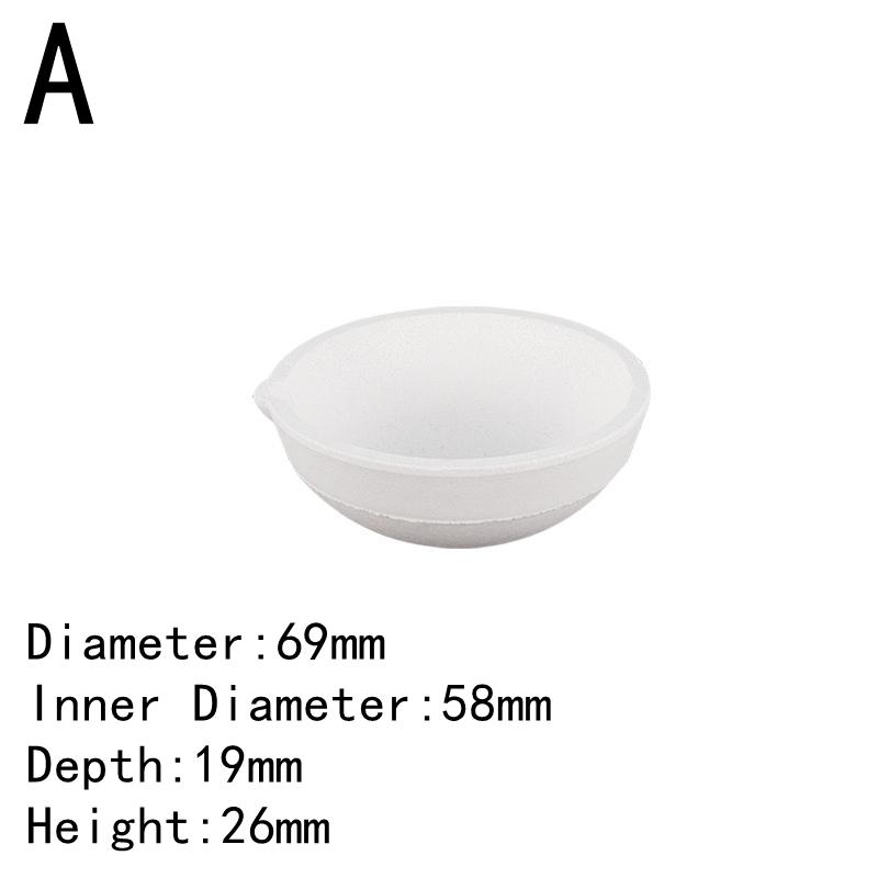 5g-200g High Temperature Quartz Bowl Crucible Furnace Melting Casting Refining Golden Silver Jewelry Tools