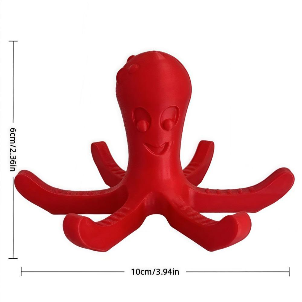 Осьминог с 6 щупальцами Держатель-сушилка для чашек Большая 3D-печатная осьминог Сушилка для бутылок с водой Синий Красный Современный дизайн Держатель для стаканов