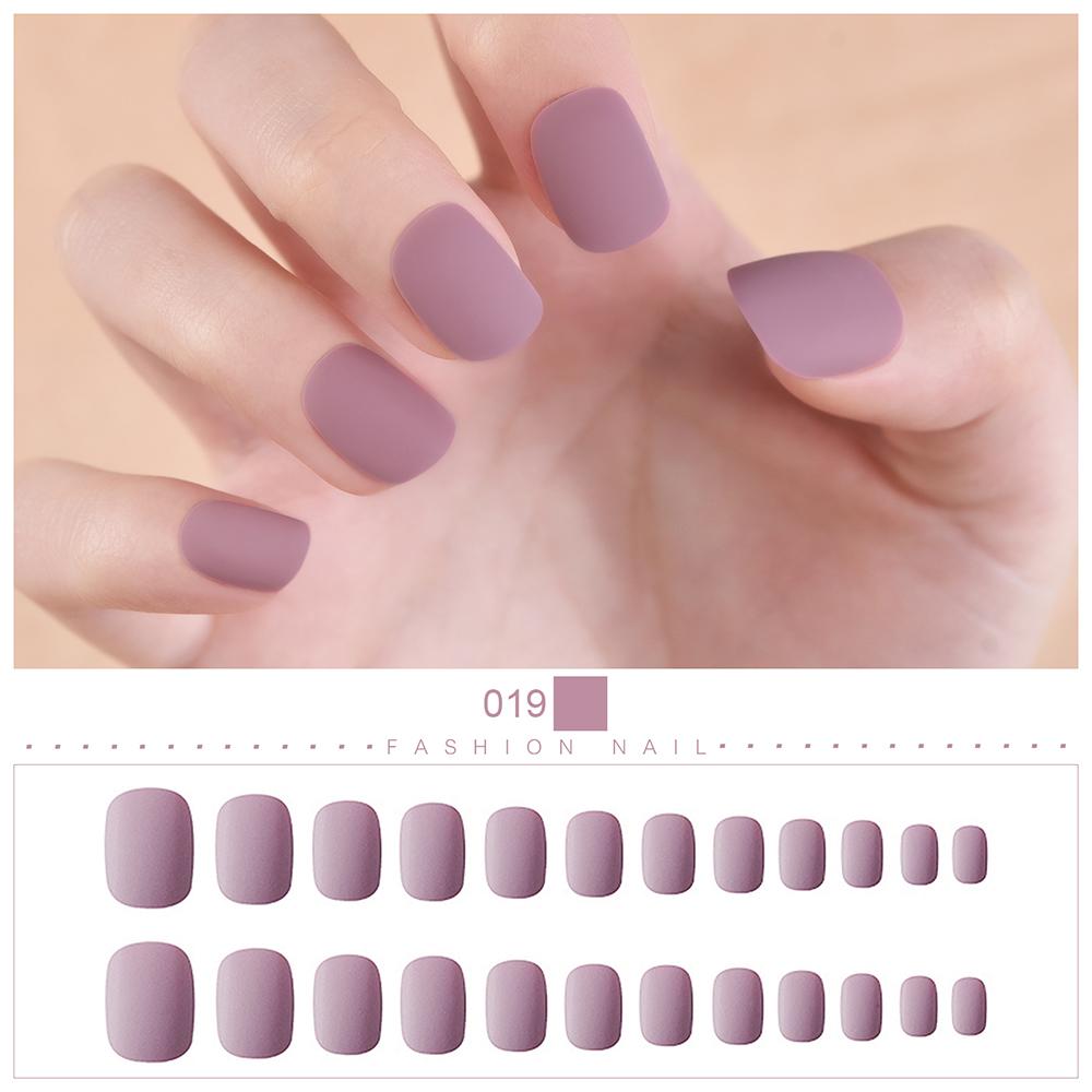 kads 24 шт. переносные накладные ногти с полным покрытием, накладные ногти с клеем, съемный французский дизайн ногтей