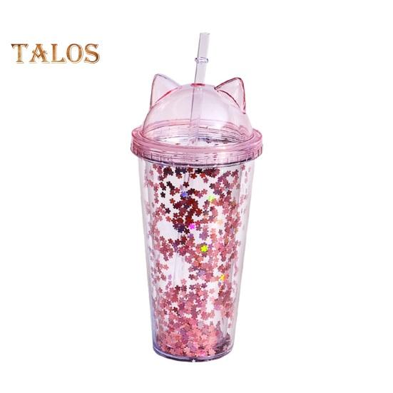 Соломенная чашка без запаха, большая емкость, легкий вес, отличная соломенная чашка для питьевой воды с блестками для дома