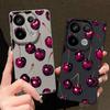 Чехол в стиле ретро-живописи с вишневым узором для Xiaomi 14T 13T 11T Pro Funda Redmi Note 14 13 Pro 5G 12 11 Силиконовый чехол с кожаной текстурой