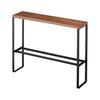 Yamazaki Jitsugyo 5153 Стойка для тапочек с верхней пластиной, черная, ширина 50x12x12 см, высота 41 см, можно хранить мелкие предметы, входное хранилище, место для хранения тапочек