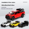 1:32 Dodge RAM MAMMOTH Pickup Off Road Vehicle Миниатюрная литая металлическая модель игрушечного автомобиля с инерционным механизмом, звук и свет, коллекционные подарки