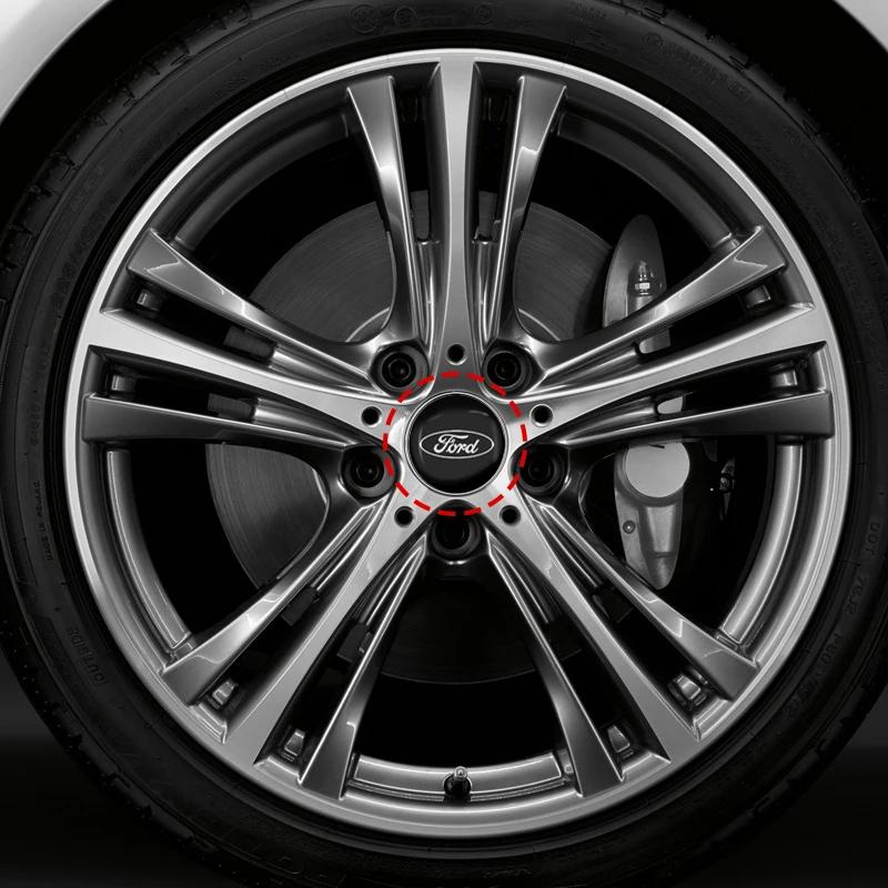 Car Sticker Auto Wheel Center Hub Tyre Vehicles Caps Cover Rim Sticker Badge For Ford Focus Mk2 Mk3 Fiesta Ranger Mondeo S-MAX K