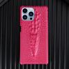 Чехол для iPhone 11/13 Pro Max и Apple 14: 3D Голова крокодила Натуральная коровья кожа