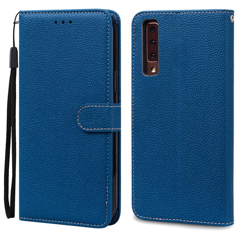 For Samsung Galaxy A7 2018 Case Galaxy A 7 2018 Cover Luxury Leather Flip Case For Samsung Galaxy A7 2018 SM-A750F Phone Cases
