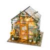 Hongda Handmade DIY House Assembly Flower House Decoration Micro Landscape 3D Puzzle Puzzle Architectural Model Doll House 3D Puzzle Gift