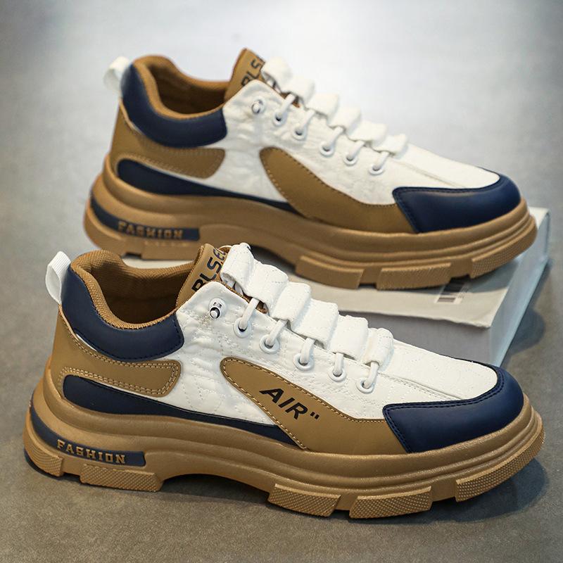 Мужские осенние новые черные ботинки, модная повседневная классическая рабочая одежда, модная обувь, короткие ботинки на толстой подошве, мужская обувь