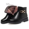 Fashion AIYUQI  Women's Winter Shoes Boots Non-slip Large Size 41 42 43 Women's Snow Boots Genuine Leather Warm Wool Mother Boots Women