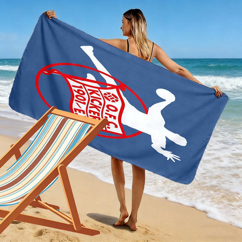 Kickers Offenbach Print Beach Towel, Large Soft Quick Dry Towel for Beach Camping Swimming
