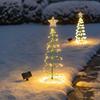 Outdoor Waterproof Solar Led Christmas Tree Decoration Solar Powered String Lights New Year 2023 Ornament Garden Decoration