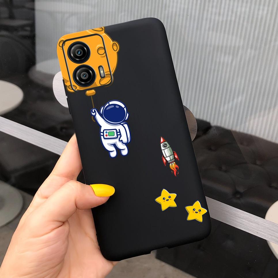 For Cover Motorola Moto G73 G53 G23 G13 Phone Case Bumper Dragon Astronaut Flower Fashion Coque For Moto G13 G 53 73 Soft TPU
