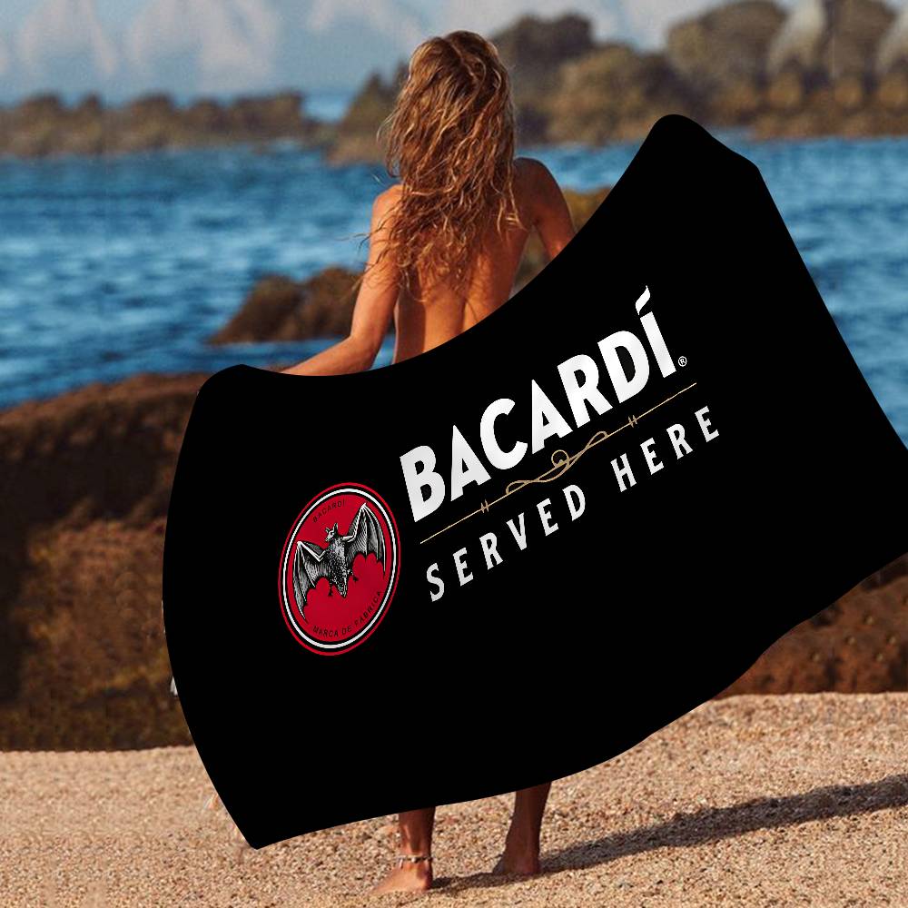 Микрофибровое пляжное полотенце Bacardis Beer, впитывающее, быстросохнущее, мягкое, для йоги, плавания, курорта, альпинизма
