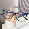 New Fashion Glasses for Women Retro Transparent Glasses Anti Blue Light Eyeglass Frame Luxury Brand Design