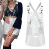 Женский прозрачный фартук из ТПУ для парикмахера, шеф-повара, кухни, выпечки, рисования, маслостойкий, прозрачные фартуки с карманом, водонепроницаемый