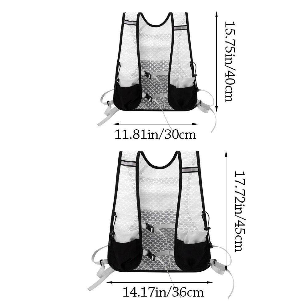 Дышащий беговой гидратационный жилет Легкий нагрудный рюкзак Прочный велосипедный жилет Для активного отдыха