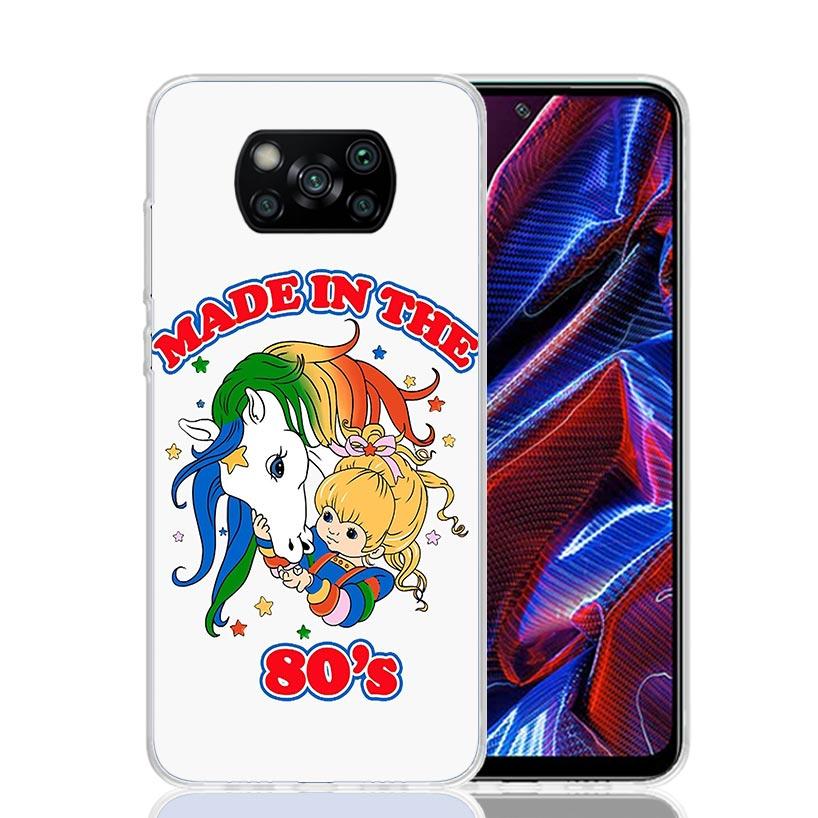 R-Rainbow Cute Brite Phone Case For Xiaomi Poco X7 X6 X5 Pro F7 Ultra Redmi 15C 15 13 13C 12 12C 10 10A 10C 9 9A 9C 9T Cover Poc