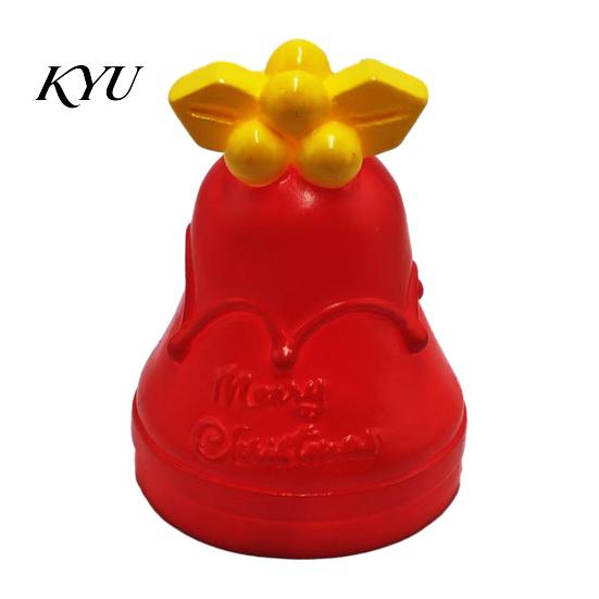 Vinyl Desktop Nightlight Christmas Night Light, Santa Snowman Elk Bell Figurine Lamp, Glowing Small Festive Room Accents LED Tabletop Decor,