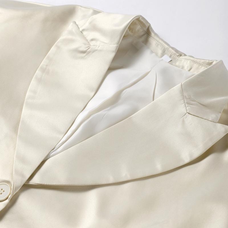 Летний женский блейзер с лацканами, на одной пуговице, короткий пиджак, повседневный, с длинными рукавами, приталенный, тонкий пиджак