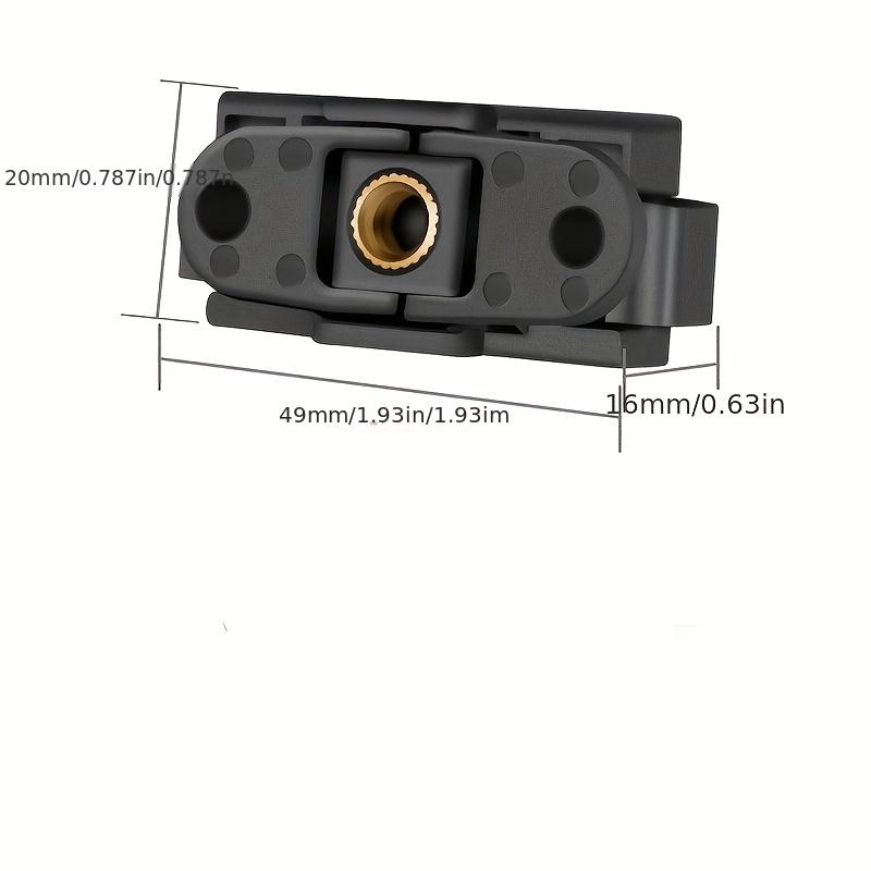 DJI Osmo Action 5/4/3 Magnetic Quick-Release Base - ABS Safety Camera Mount, No Electronic Components Needed, Easy One-Handed Operation for