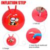Kindergarten with 2 Handles Jump Games Hop Ball Bouncing Balls Inflatable Toys Kids Space Hopper