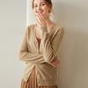 Women's Cashmere Cardigan: Spring/Autumn Loose Fit, Slimming Wool Knit Jacket