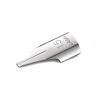 В комплекте оригинальный чехол Запасное перо для перьевой ручки LAMY Z50 Серебристое Прямой импорт из Германии (1,5 мм для каллиграфии)