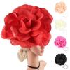 Преувеличенная повязка для волос заколка для волос выпускной вечер головной убор модная шляпа головной убор женщины
