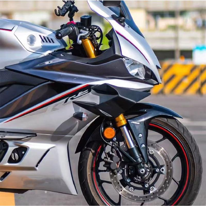 Для Yamaha YZF-R1 R1M R25 R3 2019-2024 YZF-R6 2017-2024 Новый Спойлер-Дефлектор Воздушного Потока Крыло Аилерон Мотоцикла Фиксированное Покрытие Крыла