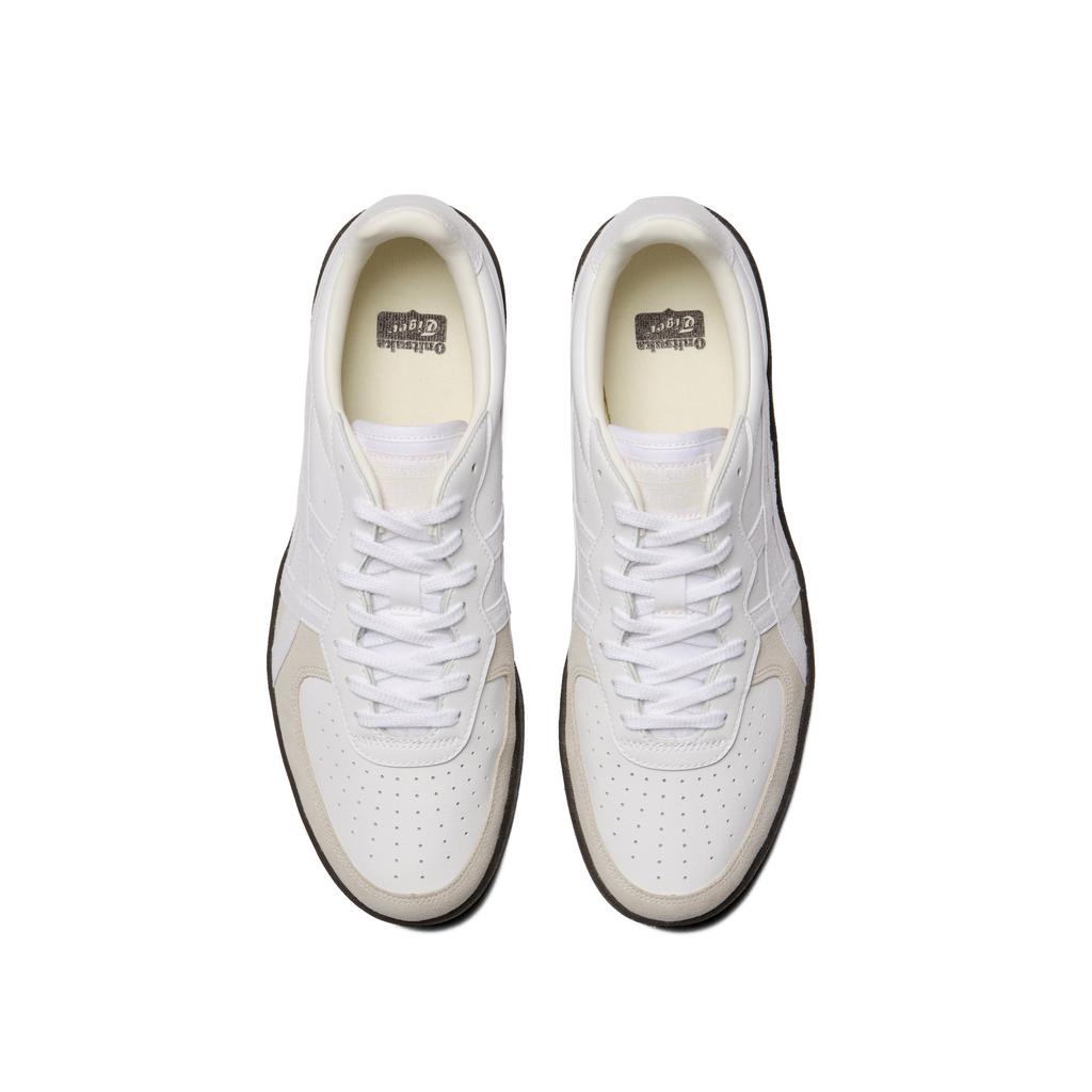 ONITSUKA TIGER Повседневная обувь унисекс из синтетической кожи GSM и спилка коровьей кожи, белая 1183A353-137