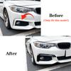Для BMW 4 серии F32 F33 F36 M-Sport 420i 428i 435i 440i автомобильный передний бампер верхняя накладка сплиттеры комплект противотуманных фар крышка