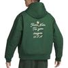 Nike Повседневная куртка с капюшоном и принтом алфавита, мужская верхняя одежда, зеленая FV8454-341