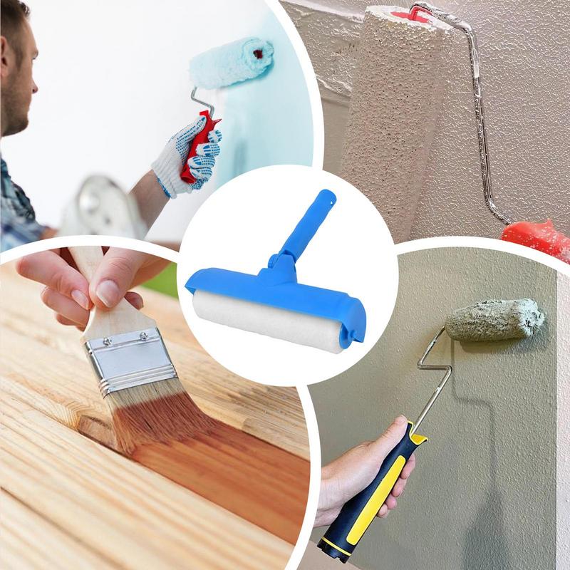 1 шт. Потолочный малярный валик 10 дюймов Валик для ремонта потолка Регулируемый валик против брызг Ручные инструменты Малярный валик Кисть для покраски дома