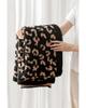 Azura Exchange Вязаное одеяло с леопардовым узором - 127*152 см