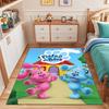 1PC TV Series Cartoon Blue Puppy Printing Carpet for Living Room Bedroom Kid's Room Home Decor Area Rug Sofa Cloakroom Play Mat