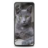 Чехол для британской короткошерстной кошки для Samsung A24 A12 A14 A32 A50 A70 A20E A20S A10 A10S A22 A30 A40 A34 A54 A42 A52 5G A04s A72