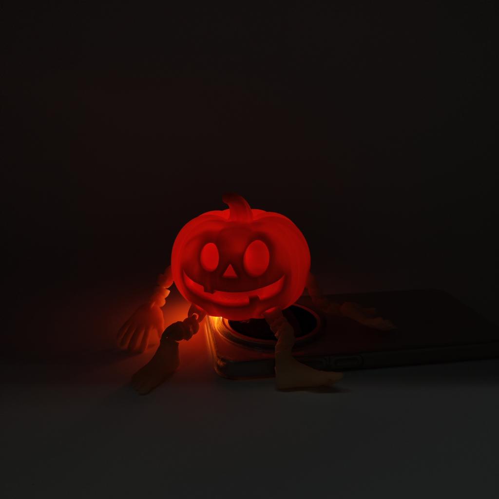 Игрушка тыква, напечатанная на 3D-принтере, три брата, подвижная, креативная модель, декоративная игрушка-украшение на Хэллоуин