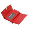 Daks Red Check Color Block 3 Fold Wallet Dcwa3e403r2