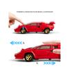 1/32 Lamborghini Countach LP5000s Сплав Модель Спортивного Автомобиля Литые Металлические Гоночные Автомобили для Трека Модель Транспортных Средств Симуляция Звук Свет Детская Игрушка Подарок