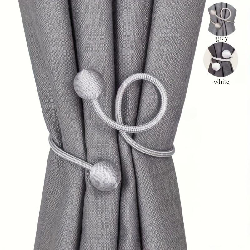 2 шт. Завязки для штор в виде скрученных шаров, Аксессуары для завязывания штор, Креативные подвесные шары на веревке без пробивания отверстий, Современный простой