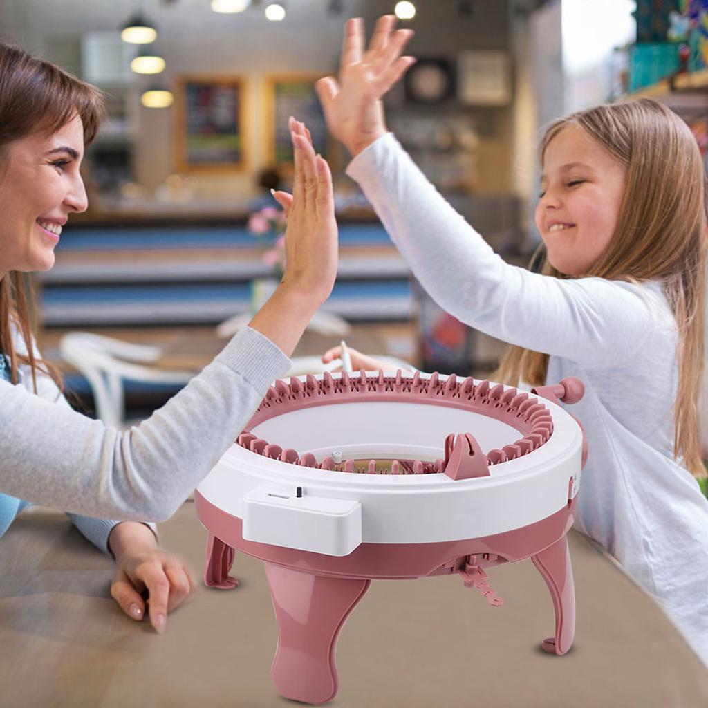 Мини-вязальная машина для ткачества развивающих игрушек для детей шапки шарфы свитера